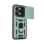 Xiaomi Poco X8 Pro Max Pars Lens Yüzüklü Silikon - Yeşil-3