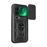 Xiaomi Mi 17 Pro Pars Lens Yüzüklü Silikon - Siyah-2