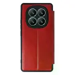 Xiaomi Redmi Note 14 Pro 4g Kılıf Flip Cover - Kırmızı-2