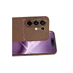 Tecno Camon 50 Pro 5g Auto Focus Karbon Kapak - Kahverengi-2