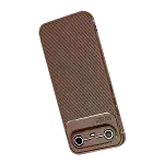 Tecno Spark Slim 5g Auto Focus Karbon Kapak - Kahverengi-4