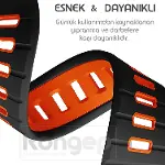 Samsung ile Uyumlu Çift Renkli Pin-and-Tuck 20mm Kordon Galaxy Watch 7/6/5/4 Serisi için Galaxy Watc-3