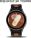 Samsung ile Uyumlu Çift Renkli Pin-and-Tuck 20mm Kordon Galaxy Watch 7/6/5/4 Serisi için Galaxy Watc-8