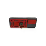 Xiaomi Redmi Note 12 5g Kılıf Pars Lens Yüzüklü Silikon - Kırmızı-3