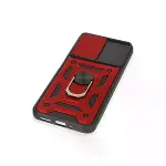 Xiaomi Redmi Note 12 5g Kılıf Pars Lens Yüzüklü Silikon - Kırmızı-5