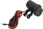 Motosiklet ve Elektrikli Bisiklet Çakmaklık Soketi USB Şarj Girişi – 12V-24V, 5V 2A USB Çıkış, Açma-3