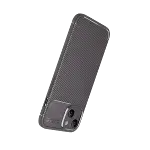İphone 15 Kılıf Auto Focus Karbon Kapak - Gri-3