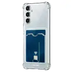 Samsung Galaxy A27 Kılıf Kart Şeffaf Silikon - Şeffaf-2