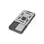 Xiaomi Redmi Note 12 5g Kılıf Pars Lens Yüzüklü Silikon - Gümüş-4