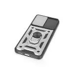 Xiaomi Redmi Note 12 5g Kılıf Pars Lens Yüzüklü Silikon - Gümüş-5