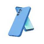 Samsung Galaxy A27 5g Nano İçi Kadife Silikon - Mavi-1