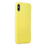 İphone X Kılıf First Silikon - Sarı-2