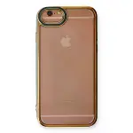 İphone 6 Kılıf Liva Lens Silikon - Yeşil-2