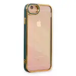 İphone 6 Kılıf Liva Lens Silikon - Yeşil-1