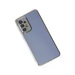 Samsung Galaxy A73 5g Kılıf Volet Silikon - Mavi-2