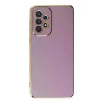 Samsung Galaxy A73 5g Kılıf Volet Silikon - Mor-1