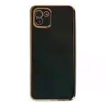 Samsung Galaxy A03 Kılıf Volet Silikon - Siyah-2