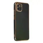Samsung Galaxy A03 Kılıf Volet Silikon - Siyah-1