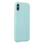İphone X Kılıf First Silikon - Turkuaz-2