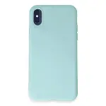 İphone X Kılıf First Silikon - Turkuaz-1
