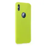 İphone X Kılıf First Silikon - Parlak Sarı-2