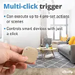 Blu Button Tough 1 Mokka – Smart Scene Bluetooth düğmesi, ev otomasyonu, IP54 sertifikalı, uzun menz-7