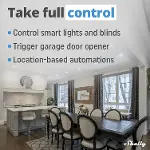 Blu Button Tough 1 Mokka – Smart Scene Bluetooth düğmesi, ev otomasyonu, IP54 sertifikalı, uzun menz-8