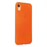 İphone Xr Kılıf First Silikon - Parlak Turuncu-2