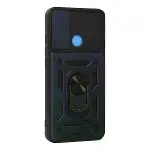 Xiaomi Redmi 9c Kılıf Pars Lens Yüzüklü Silikon - Lacivert-2