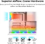 RX120 PRO ARGB PWM 120mm Fan 3'lü Paket, Üst Düzey, Ters Bıçak, 360° ARGB Aydınlatma, Tüfek Yataklı,-4