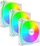 RX120 PRO ARGB PWM 120mm Fan 3'lü Paket, Üst Düzey, Ters Bıçak, 360° ARGB Aydınlatma, Tüfek Yataklı,-1