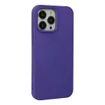 İphone 14 Pro Max Kılıf Nano İçi Kadife Silikon - Mor-2