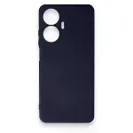 Realme C55 Kılıf First Silikon - Lacivert-3