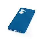 Realme C55 Kılıf First Silikon - Mavi-6