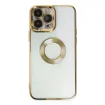 İphone 14 Pro Kılıf Slot Silikon - Gold-1