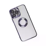 İphone 14 Pro Kılıf Slot Silikon - Mor-3