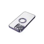İphone 14 Pro Kılıf Slot Silikon - Mor-5