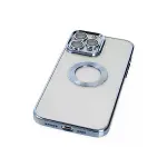 İphone 14 Pro Max Kılıf Slot Silikon - Sierra Blue-4