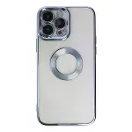 İphone 14 Pro Max Kılıf Slot Silikon - Sierra Blue-1