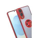 Samsung Galaxy S25 Edge Kılıf Montreal Yüzüklü Silikon Kapak - Kırmızı-2