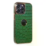 İphone 14 Pro Kılıf Snake Kapak - Koyu Yeşil-1