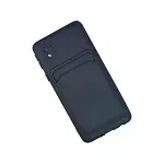Samsung Galaxy A01 Core Kılıf Kelvin Kartvizitli Silikon - Lacivert-2