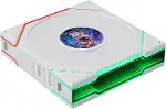 UNI FAN TL LCD FLEX Kablosuz, ARGB ve LCD Ekranlı - Reverse Blade Ters Kanatlı 120mm, Beyaz-1
