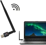STORE Wifi Adaptörü 300Mbps 802.11n/g/b USB2.0 Masaüstü Dizüstü PC için Windows MAC Linux Destekler-4