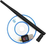 STORE Wifi Adaptörü 300Mbps 802.11n/g/b USB2.0 Masaüstü Dizüstü PC için Windows MAC Linux Destekler-6
