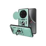 Xiaomi Mi 15 Ultra Kılıf Pars Lens Yüzüklü Silikon - Yeşil-1