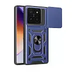 Xiaomi Mi 14t Pro Kılıf Pars Lens Yüzüklü Silikon - Lacivert-1