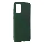 Samsung Galaxy S20 Plus Kılıf Nano İçi Kadife Silikon - Koyu Yeşil-2