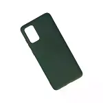 Samsung Galaxy S20 Plus Kılıf Nano İçi Kadife Silikon - Koyu Yeşil-3