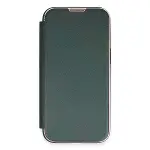 İphone 14 Pro Kılıf Dolpin Kapaklı - Koyu Yeşil-2